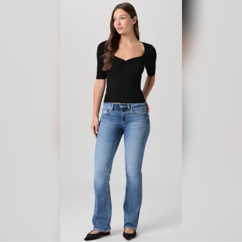 Paige Light Blue Women's Boot Cut Jeans